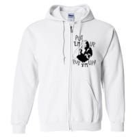 Wizard Of Oz Cowardly Lion Put Em Up Full Zip Hoodie