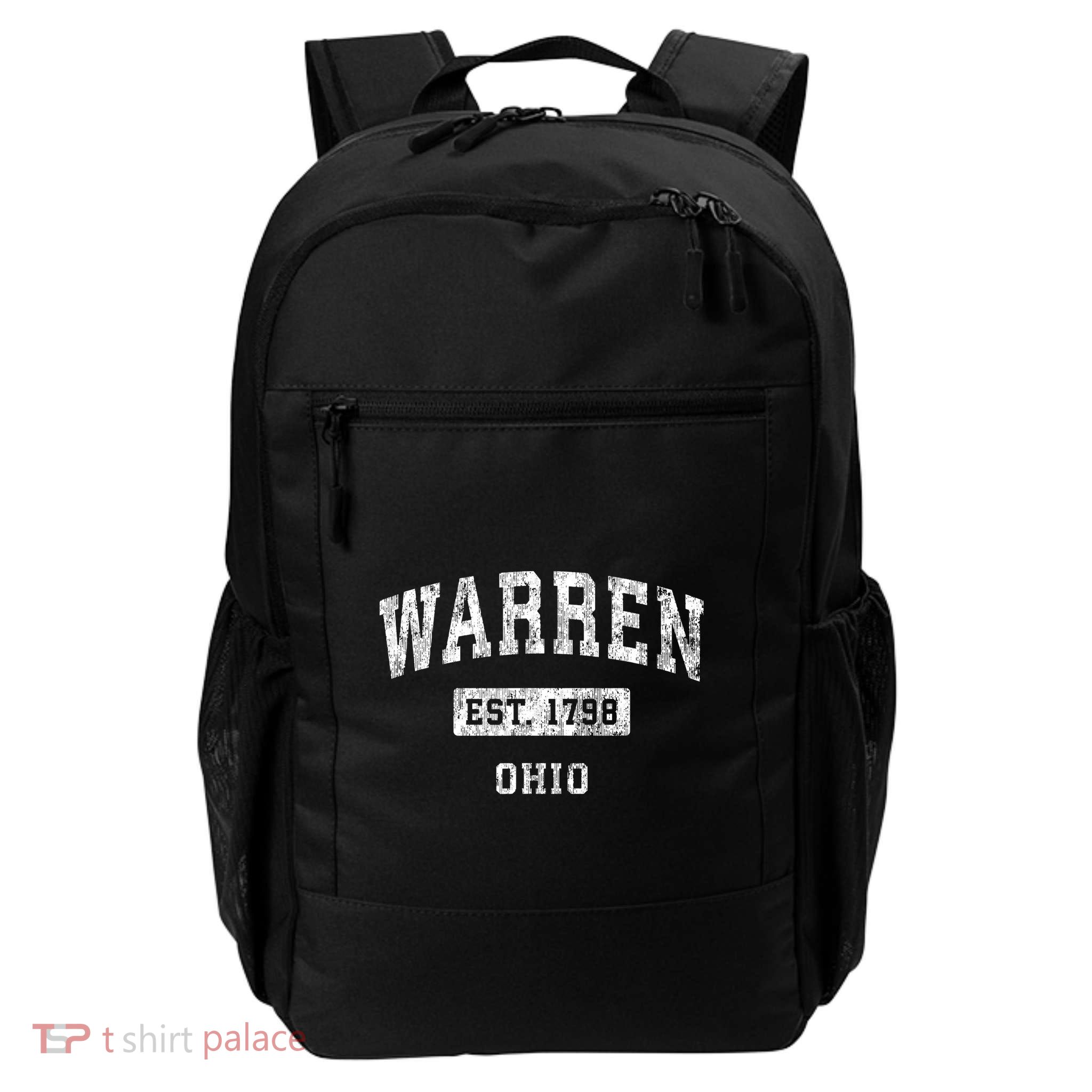 Warren Ohio Oh Vintage Established Sports Backpack