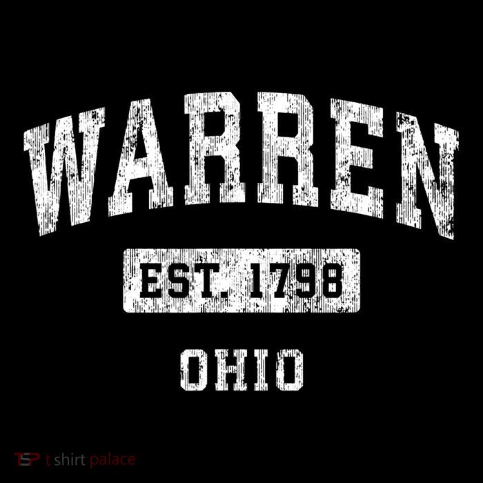 Warren Ohio Oh Vintage Established Sports Baby Bodysuit