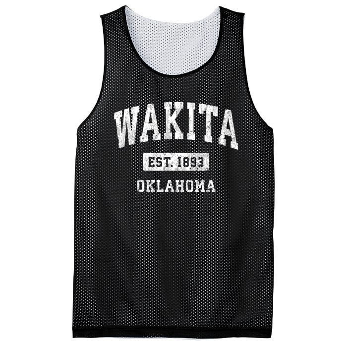 Wakita Oklahoma Ok Vintage Athletic Sports Mesh Reversible Basketball Jersey Tank