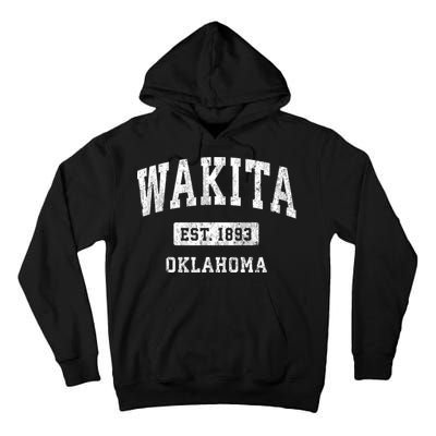 Wakita Oklahoma Ok Vintage Athletic Sports Tall Hoodie