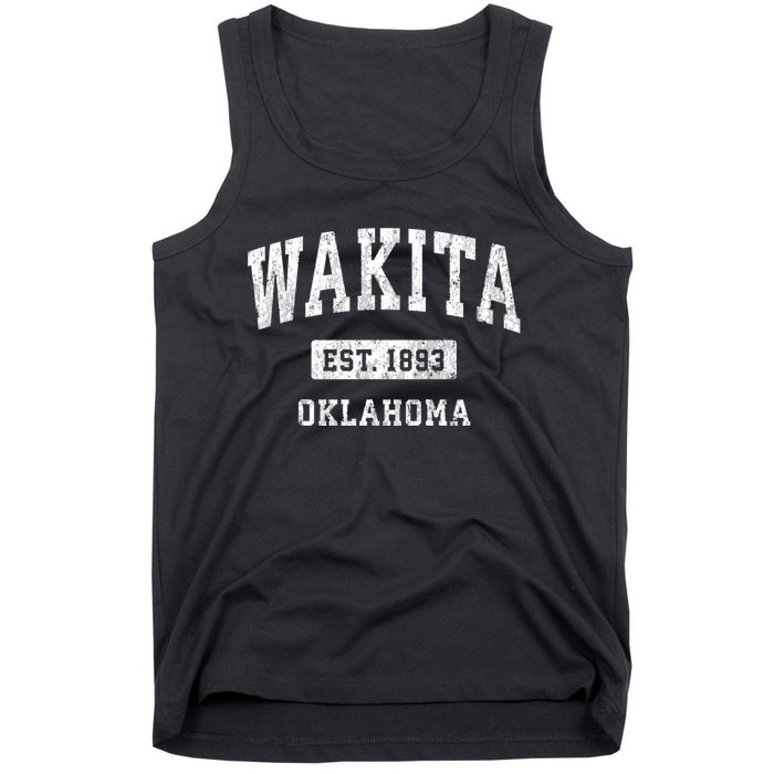 Wakita Oklahoma Ok Vintage Athletic Sports Tank Top