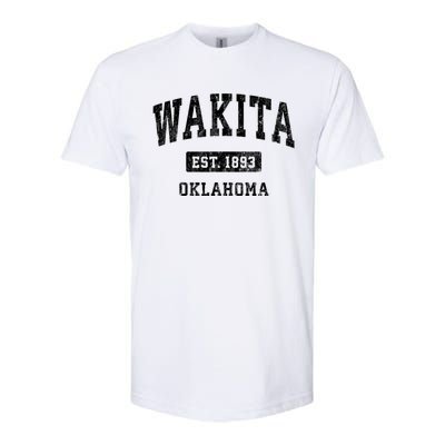 Wakita Oklahoma Ok Vintage Athletic Sports Softstyle CVC T-Shirt