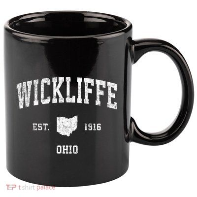 Wickliffe Ohio Oh Vintage Sports 11oz C Handle Ceramic Mug