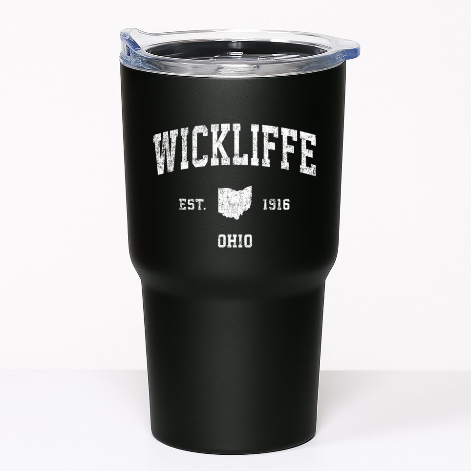 Wickliffe Ohio Oh Vintage Sports Tumbler