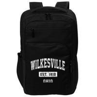 Wilkesville Ohio Oh Vintage Sports Established Impact Tech Backpack