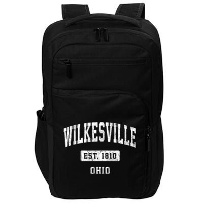 Wilkesville Ohio Oh Vintage Sports Established Impact Tech Backpack