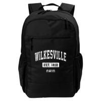 Wilkesville Ohio Oh Vintage Sports Established Daily Commute Backpack