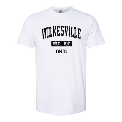 Wilkesville Ohio Oh Vintage Sports Established Softstyle CVC T-Shirt