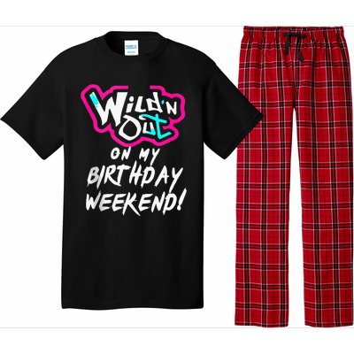 Wildn Out On My Birthday Weekend Party Fun Cute Vibrant Pajama Set