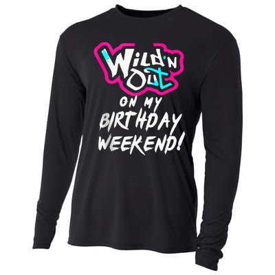 Wildn Out On My Birthday Weekend Party Fun Cute Vibrant Cooling Performance Long Sleeve Crew