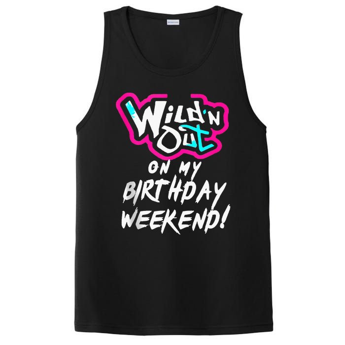 Wildn Out On My Birthday Weekend Party Fun Cute Vibrant PosiCharge Competitor Tank