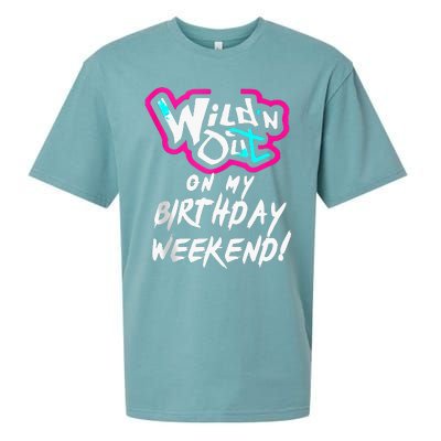 Wildn Out On My Birthday Weekend Party Fun Cute Vibrant Sueded Cloud Jersey T-Shirt