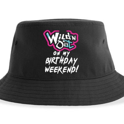 Wildn Out On My Birthday Weekend Party Fun Cute Vibrant Sustainable Bucket Hat