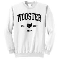 Wooster Ohio Oh Vintage Athletic Sports Design Sweatshirt Sweatshirt