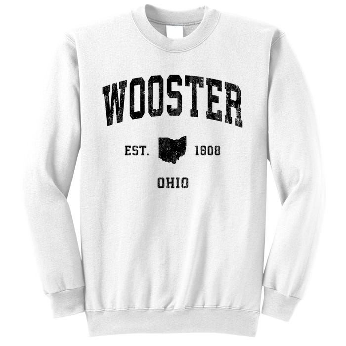 Wooster Ohio Oh Vintage Athletic Sports Design Sweatshirt Sweatshirt