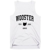 Wooster Ohio Oh Vintage Athletic Sports Design Sweatshirt Tank Top