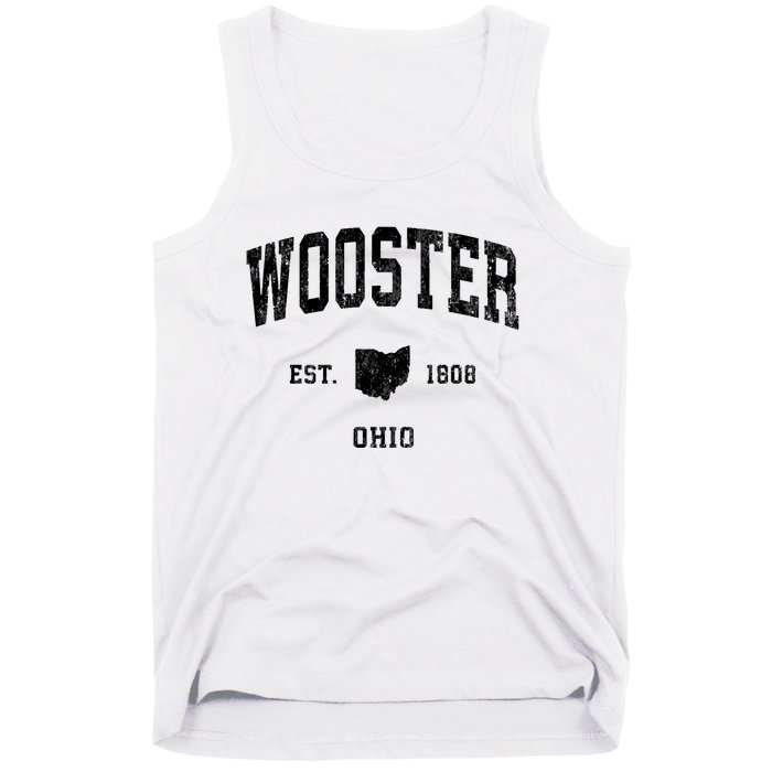 Wooster Ohio Oh Vintage Athletic Sports Design Sweatshirt Tank Top