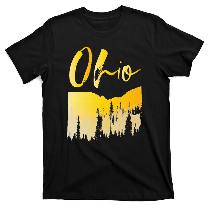 Woods Of O.H.I.O State Of Ohio B.U.C.K.E.Y.E State T-Shirt