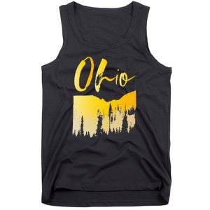 Woods Of O.H.I.O State Of Ohio B.U.C.K.E.Y.E State Tank Top