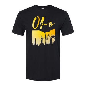 Woods Of O.H.I.O State Of Ohio B.U.C.K.E.Y.E State Softstyle CVC T-Shirt