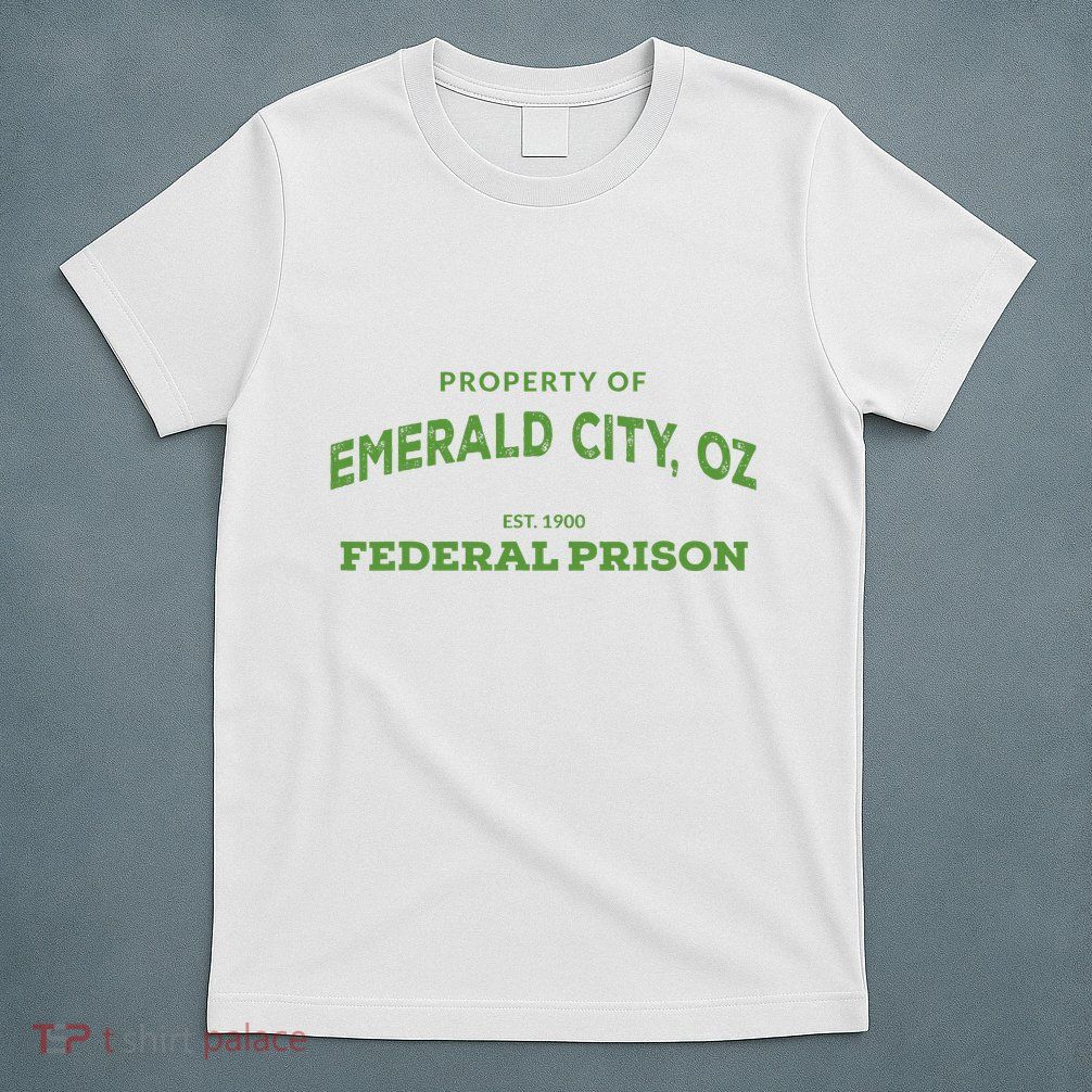 Wizard Of Oz Emerald City Oz Federal Prison Costume T-Shirt