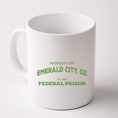 Wizard Of Oz Emerald City Oz Federal Prison Costume Mug