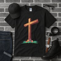 Wooden Cross Tall T-Shirt