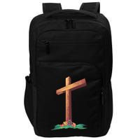 Wooden Cross Impact Tech Backpack