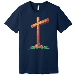 Wooden Cross Premium T-Shirt