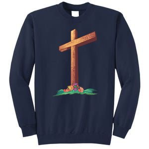 Wooden Cross Tall Sweatshirt