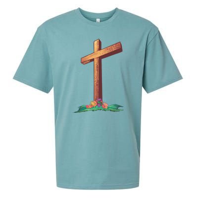 Wooden Cross Sueded Cloud Jersey T-Shirt