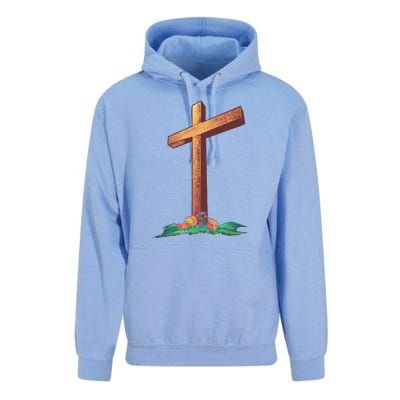 Wooden Cross Unisex Surf Hoodie