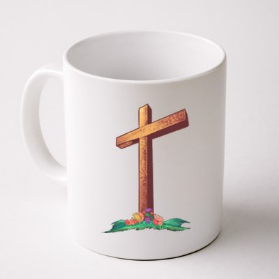 Wooden Cross Coffee Mug