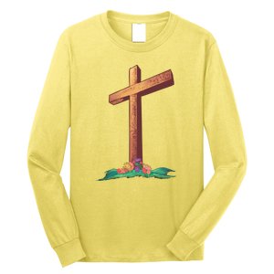 Wooden Cross Long Sleeve Shirt