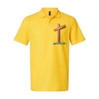 Wooden Cross Softstyle Adult Sport Polo