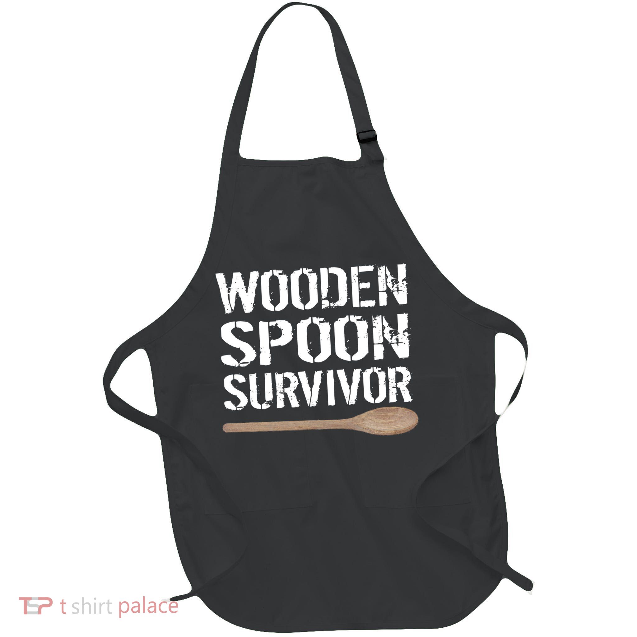 Wooden Spoon Survivor Full-Length Apron With Pockets
