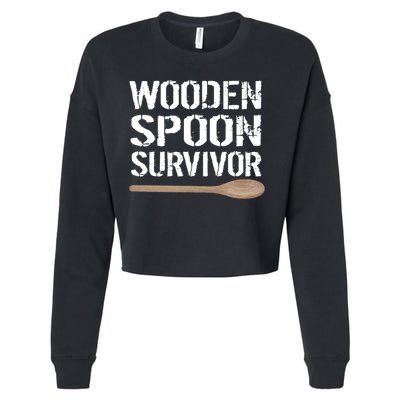 Wooden Spoon Survivor Cropped Pullover Crew