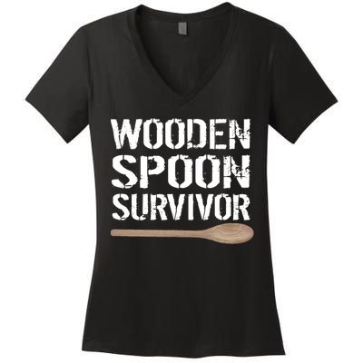 Wooden Spoon Survivor Women's V-Neck T-Shirt