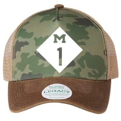 Woodward Ave. M1 Logo Legacy Tie Dye Trucker Hat