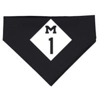 Woodward Ave. M1 Logo USA-Made Doggie Bandana