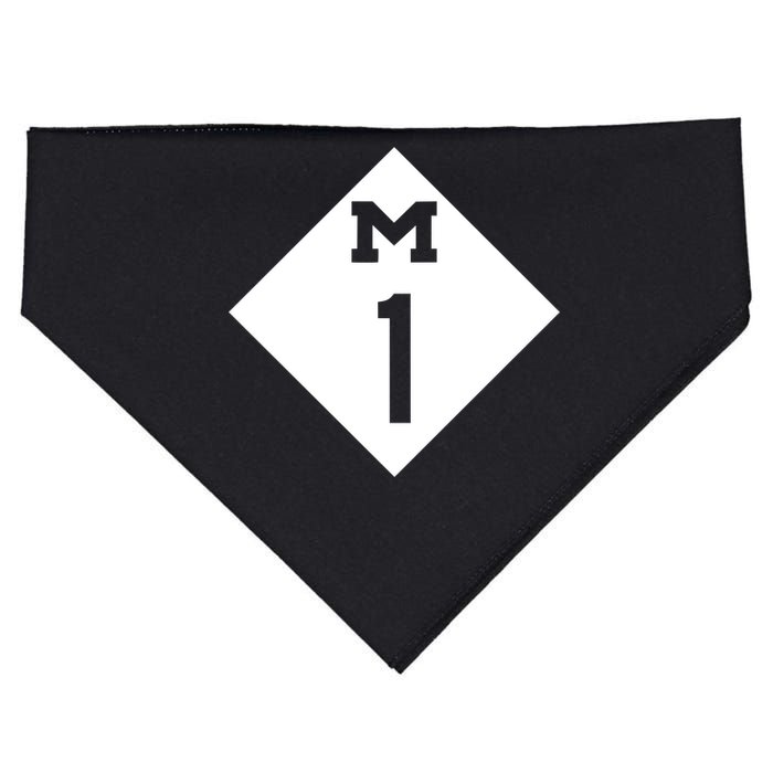 Woodward Ave. M1 Logo USA-Made Doggie Bandana