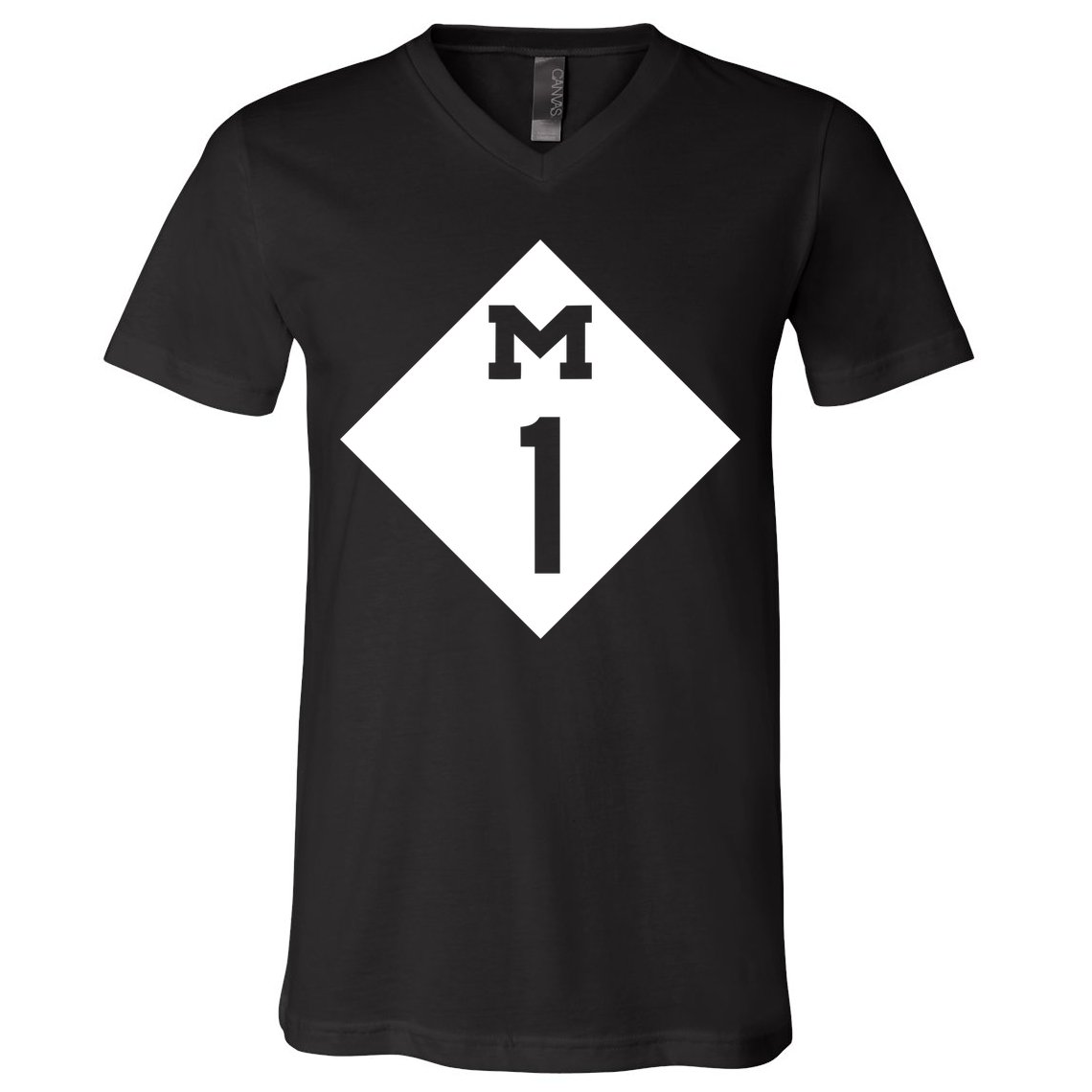 Woodward Ave. M1 Logo V-Neck T-Shirt