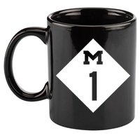 Woodward Ave. M1 Logo 11oz C Handle Ceramic Mug