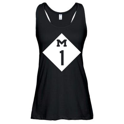 Woodward Ave. M1 Logo Ladies Essential Flowy Tank