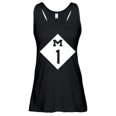 Woodward Ave. M1 Logo Ladies Essential Flowy Tank