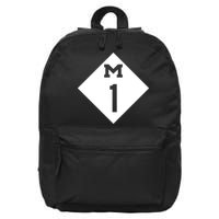 Woodward Ave. M1 Logo 16 in Basic Backpack