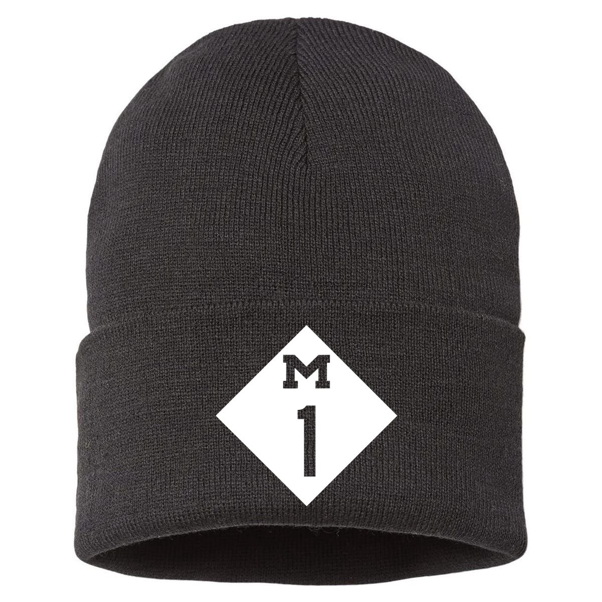 Woodward Ave. M1 Logo Sustainable Knit Beanie