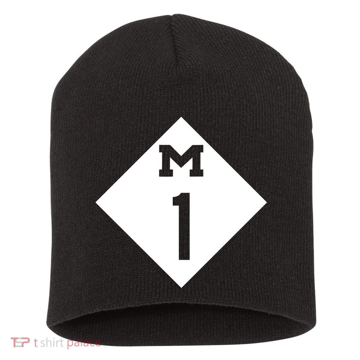 Woodward Ave. M1 Logo Short Acrylic Beanie