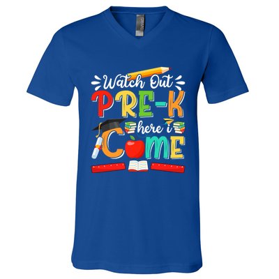 Watch Out PreK Here I Come PreK Gift V-Neck T-Shirt